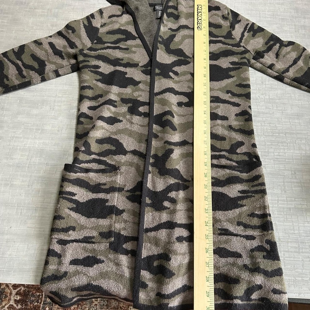 Rachel Zoe Camo Hooded Cardigan - Picture 5 of 6